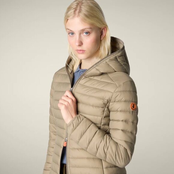 Save The Duck | Daisy Padded Jacket In Aurora Pink - Picture 16 of 16